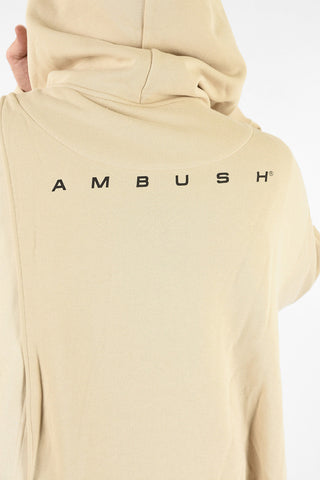 Deconstructed Printed Hoodie
