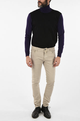 Regular Waist Slim Fit Jeans 17cm