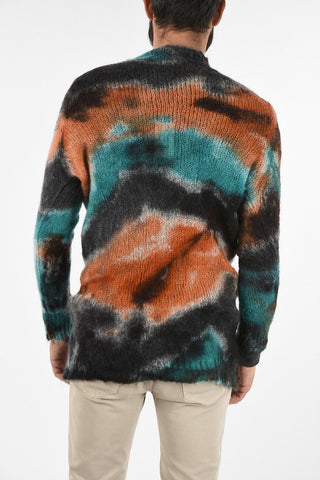 Tie Dye Wool Crewneck Sweater