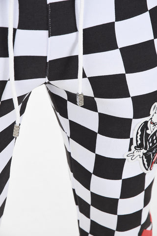 Checked Joggers