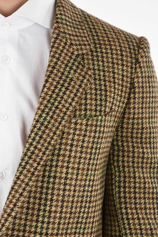 Wool 2 Button Pied de Poule Blazer