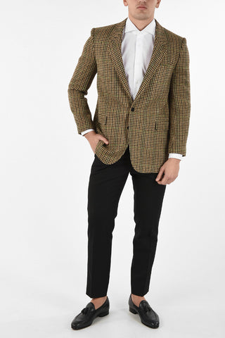 Wool 2 Button Pied de Poule Blazer