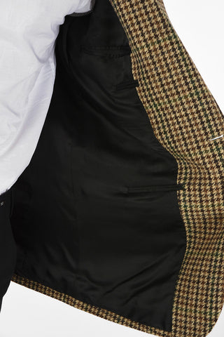 Wool 2 Button Pied de Poule Blazer