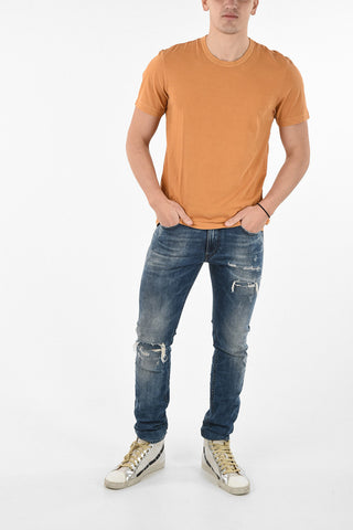 T-shirt Girocollo in Cotone