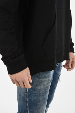 Distressed US FLAG Printed Hoodie
