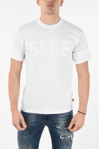 Crew Neck T-shirt with Embroidered Logo