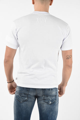 Crew Neck T-shirt with Embroidered Logo