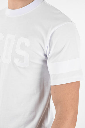 Crew Neck T-shirt with Embroidered Logo