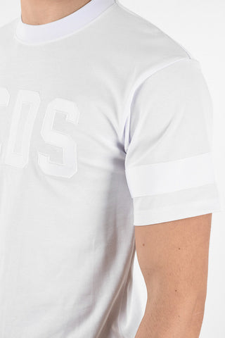 Crew Neck T-shirt with Embroidered Logo