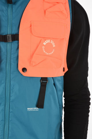 Reversible Sleeveless Utility Jacket