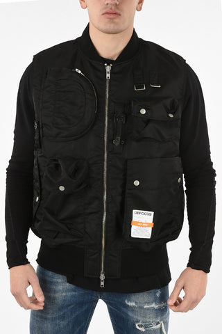 Sleeveless Utility Jacket