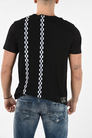 GENIUS 7 FRAGMENT HIROSHI FUJIWARA Crewneck T-shirt With Checked Details
