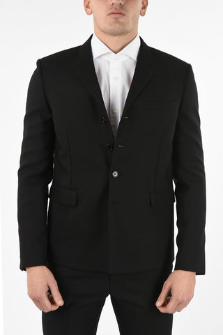 Wool Four Button Single Breasted Bazer