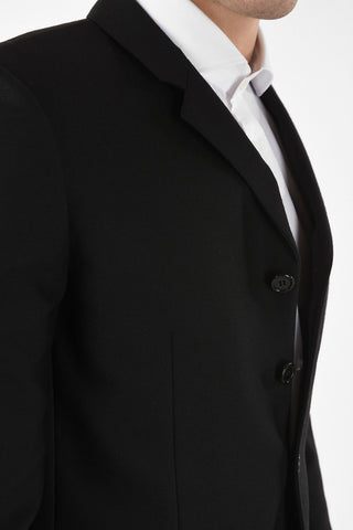 Wool Four Button Single Breasted Bazer