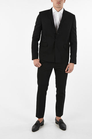 Wool Four Button Single Breasted Bazer