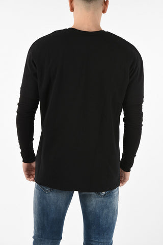 Oversized crew-neck sweatshirt