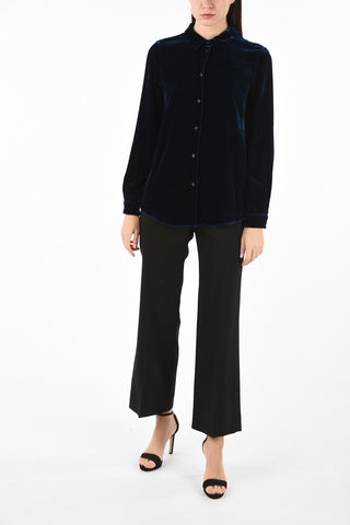 Chenille spread collar Shirt