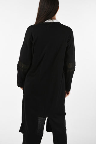 Cardigan Lungo in Seta e Cotone