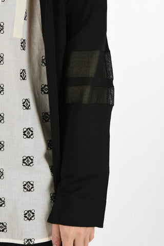 Cardigan Lungo in Seta e Cotone