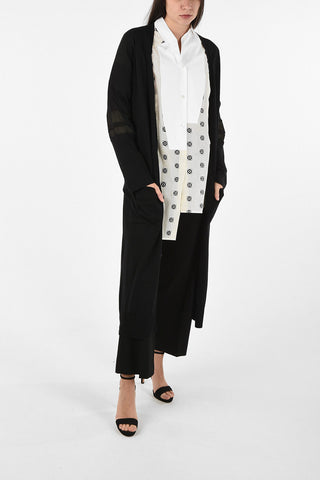 Cardigan Lungo in Seta e Cotone