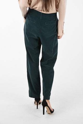 Velvet High Waist Palazzo Pants