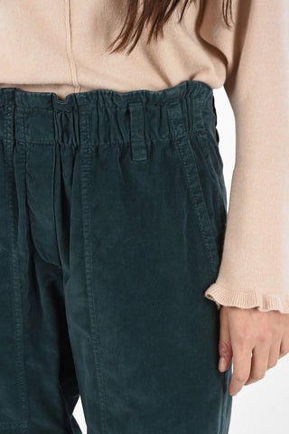 Velvet High Waist Palazzo Pants