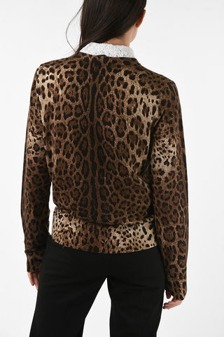 Virgin Wool Animal Printed Sweater