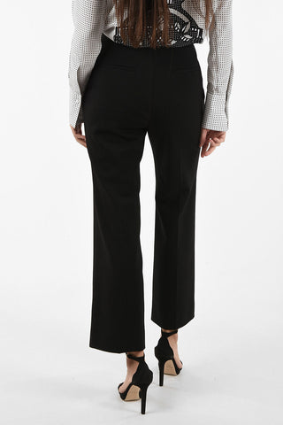 High Waist Pants With Jewel Belt