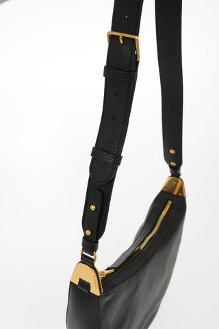 Leather ANAIS Mini Hobo Bag