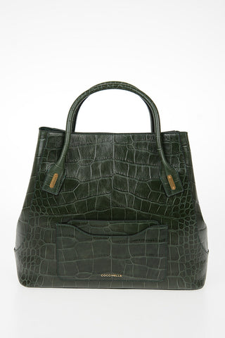 Leather Crocodile Printed EVASION Bag