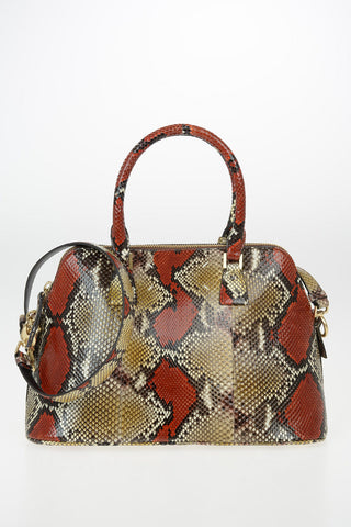 MM11 python leather Shoulder bag