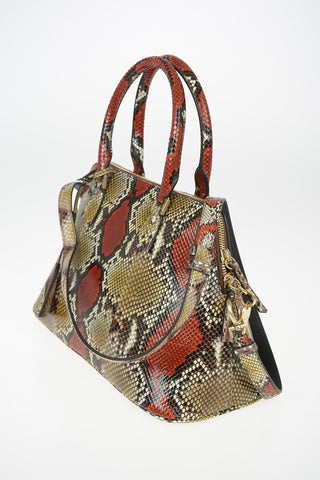 MM11 python leather Shoulder bag
