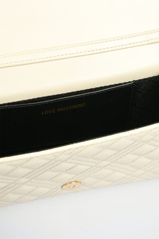 LOVE Faux Leather EVENING Shoulder Bag
