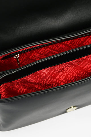 LOVE Faux Quilted Leather JEWEL Bag