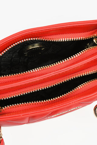 LOVE Faux Quilted Leather JEWEL Bag