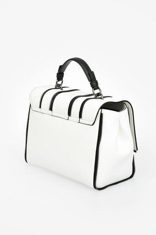 Faux Leather Trunk Bag