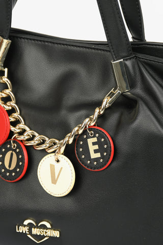 LOVE Borsa Tote LOVELY CHARMS in Ecopello