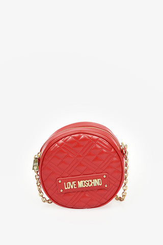 LOVE Faux Quilted Leather NEW SHINY Bag