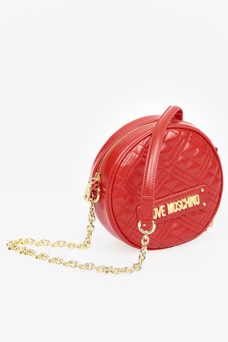 LOVE Faux Quilted Leather NEW SHINY Bag