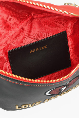 LOVE Faux Leatheer Glittered OUT OF BLUE Fanny pack