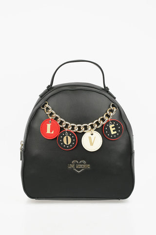 LOVE Faux Leather LOVELY CHARMS Backpack
