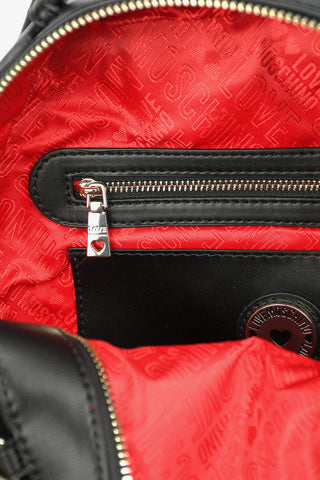 LOVE Faux Leather LOVELY CHARMS Backpack