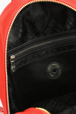LOVE Faux Quilted Leather JEWEL Backpack