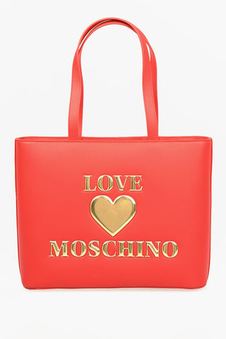 LOVE Borsa PADDED SHINY HEART in Ecopelle