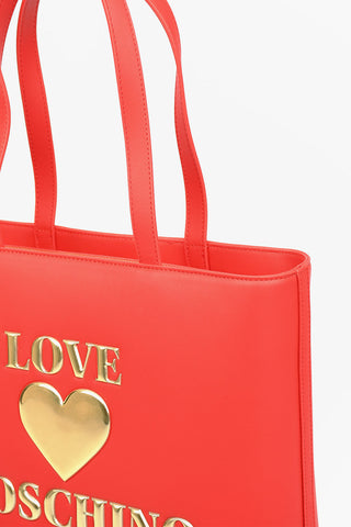 LOVE Borsa PADDED SHINY HEART in Ecopelle