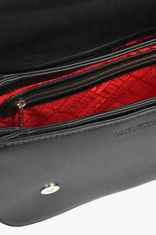 LOVE Faux Leather LOVELY CHARMS Shoulder Bag