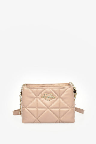LOVE Faux Quilted Leather JEWEL Bag