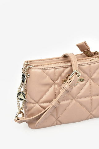 LOVE Faux Quilted Leather JEWEL Bag