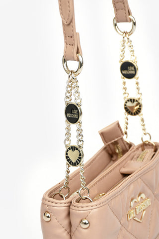 LOVE Faux Quilted Leather JEWEL Bag