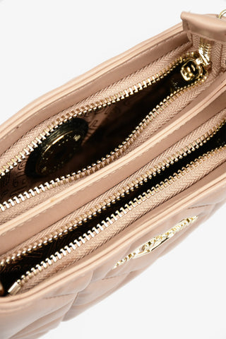 LOVE Faux Quilted Leather JEWEL Bag